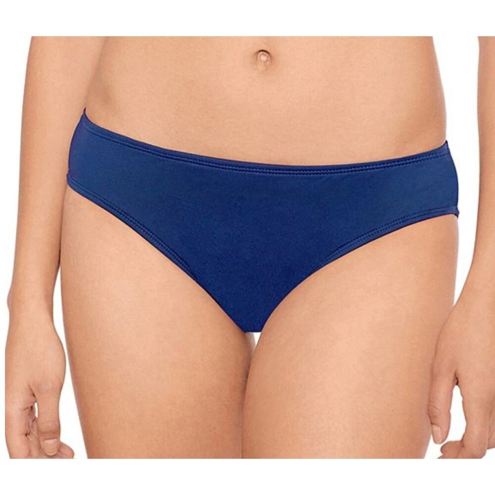 Lauren Ralph Lauren Beach Club Solids Hipster Swim Bottom | Womens 6, Navy Blue
